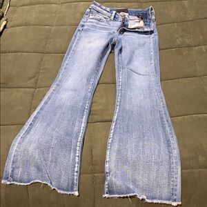 Chic Light Blue Flare Jeans